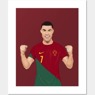 Cristiano Ronaldo Portugal World Cup 2022 Posters and Art